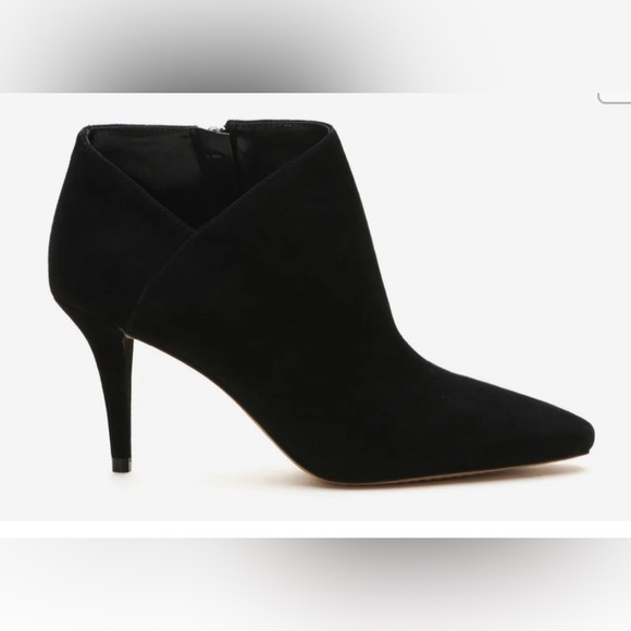 VINCE CAMUTO AVELINSA BLACK SUEDE BOOTIE SIZE 6.5 NEW - Picture 5 of 8
